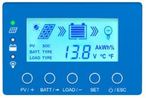 EPEVER Charge Controller Parameter Display