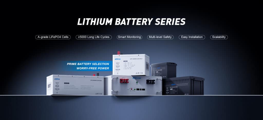 new lithium battery series banner