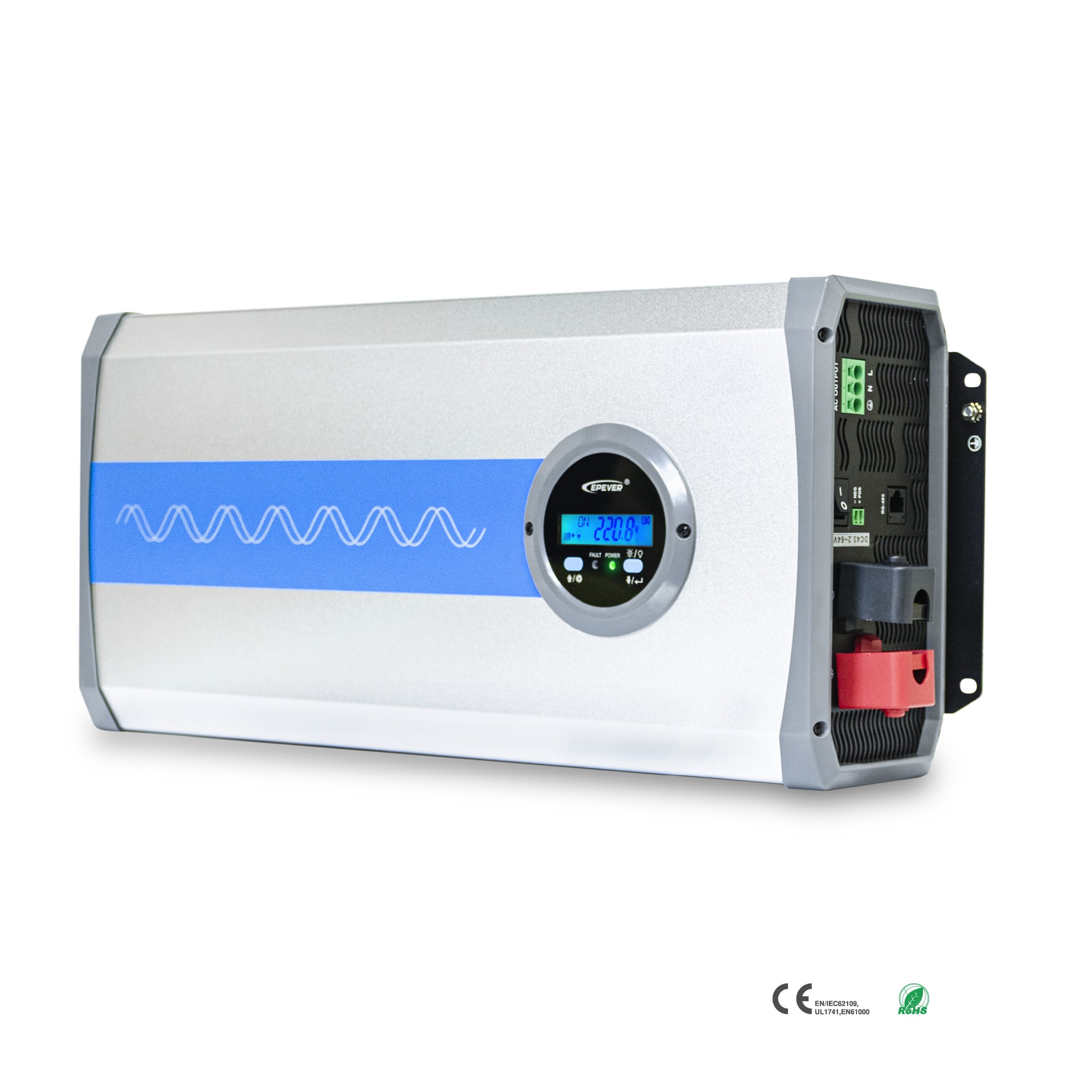 IPower-Plus 110/120VAC(500~4000W) Pure Sine Wave Inverter - EPEVER