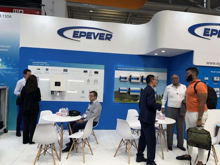 EPEVER team at intersolar europe 2