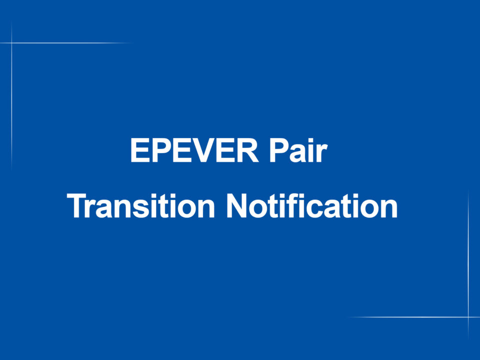 EPEVER Pair Transition Notification
